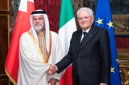 Sergio Mattarella President of the Italian Republic receives Ambassador Naser M.Y. Al Belooshi